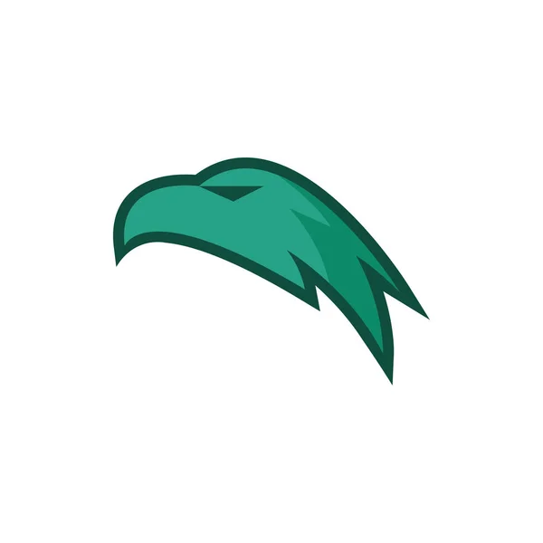 Sauvage Tête Aigle Symbole Prédateur — Image vectorielle