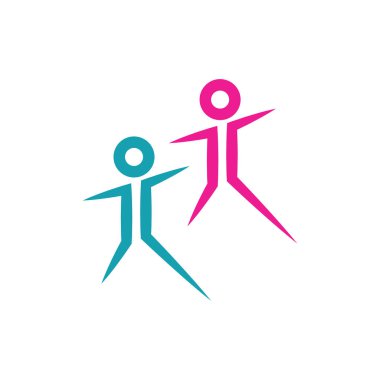 Renkli yaratıcı çocuklar logosu