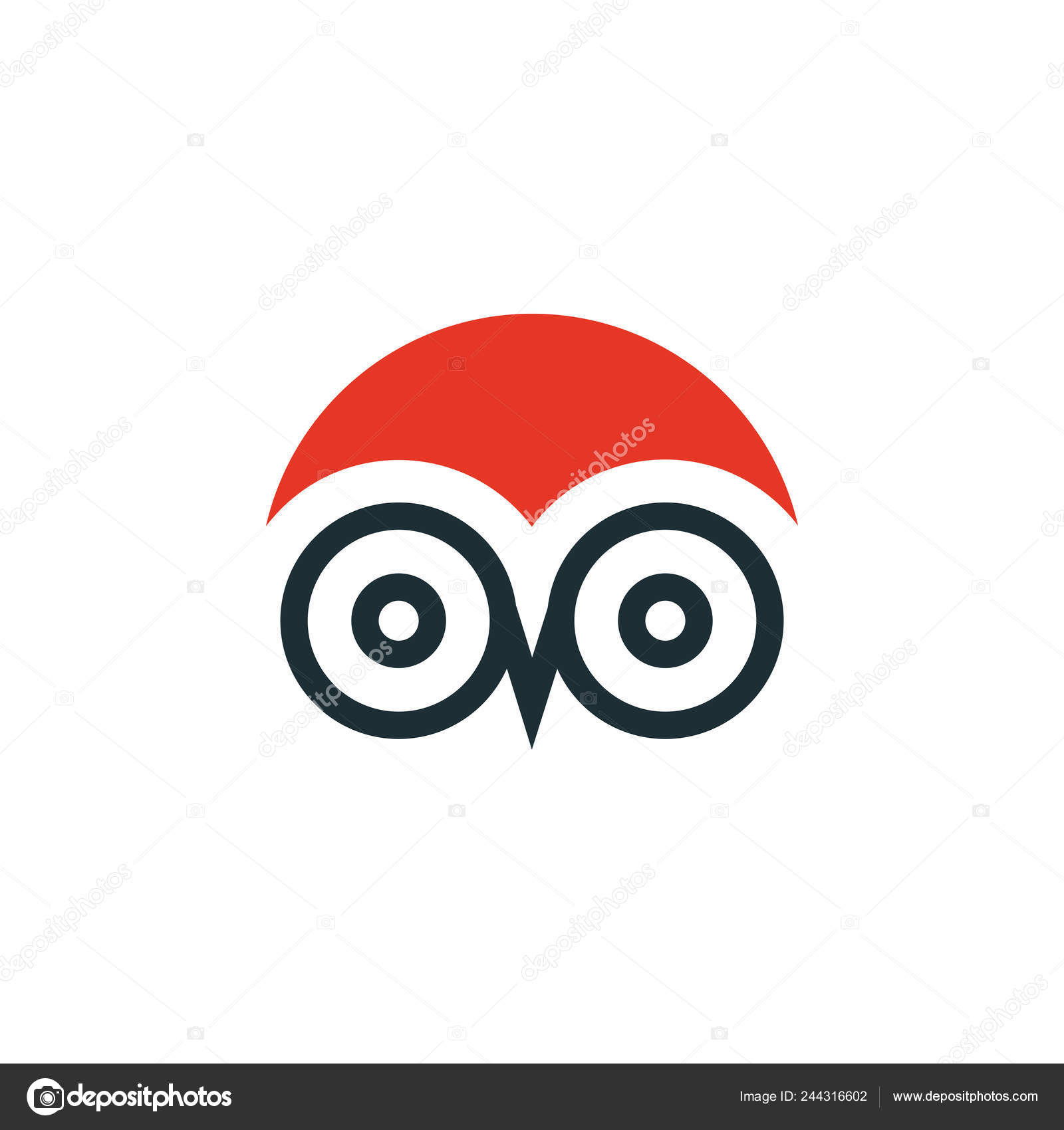 大きな目のフクロウのアイコン ストックベクター C Friendesigns 大きな目のフクロウのアイコン ストックベクター C Friendesigns