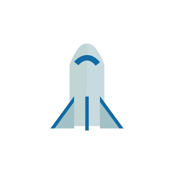 Ikon Roket Astronot Kartun - Stok Vektor