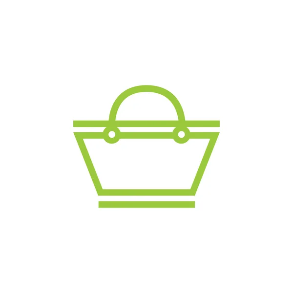 Shop Sac Icône Panier — Image vectorielle