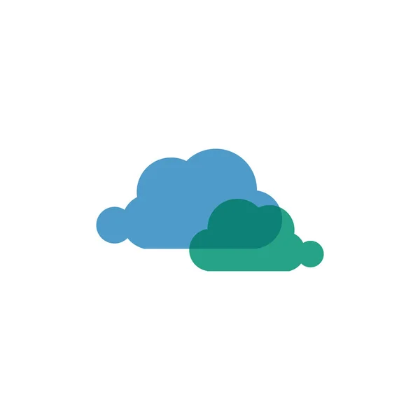 Kreatives Cloud Logo Design — Stockvektor