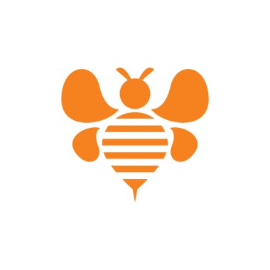 Sevimli düz arı karakter