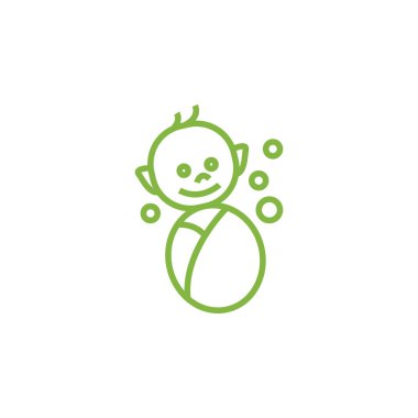 Şirin Bebek Dükkanı koleksiyonu vektör simgesi