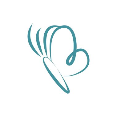 Şirin kelebek karakter komik bir fikir