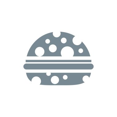 Peynir parçası vektör simgesi