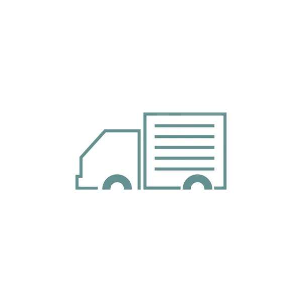 Transport Logistiek Truck Container — Stockvector