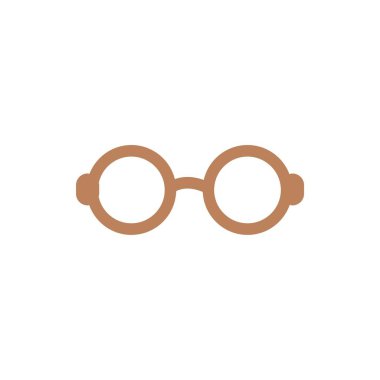 Gözlük stil vektör simgesi