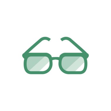 Gözlük stil vektör simgesi