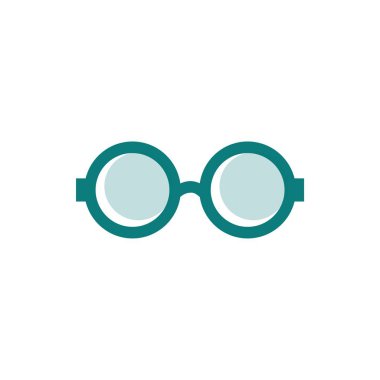 Gözlük stil vektör simgesi