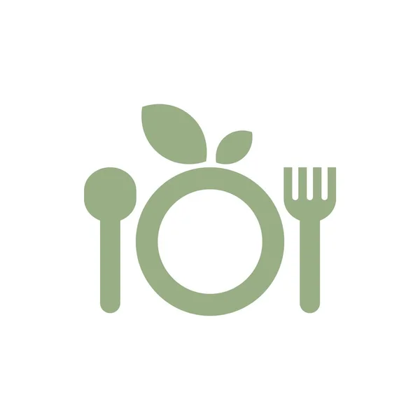 Icono Salud Alimentación — Archivo Imágenes Vectoriales