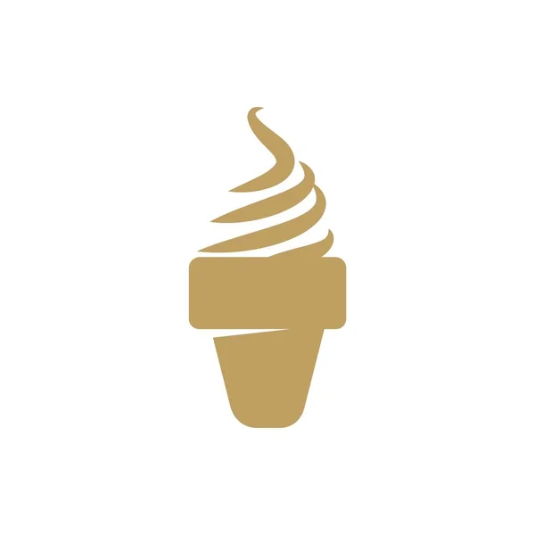 Векторный Значок Мороженого — стоковый вектор