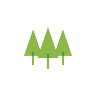 Doğa çam ağacı illüstrasyon