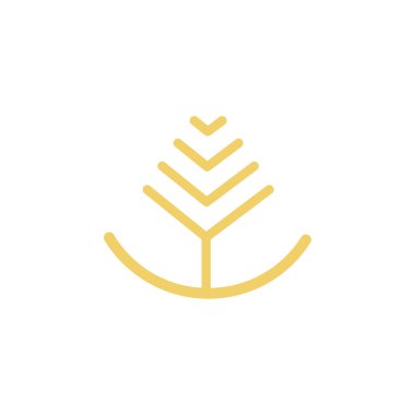 Doğa çam ağacı illüstrasyon