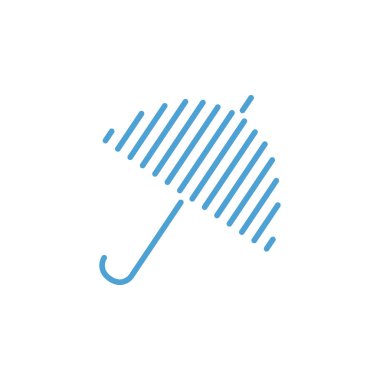 Basit Aksesuar şemsiye vektör