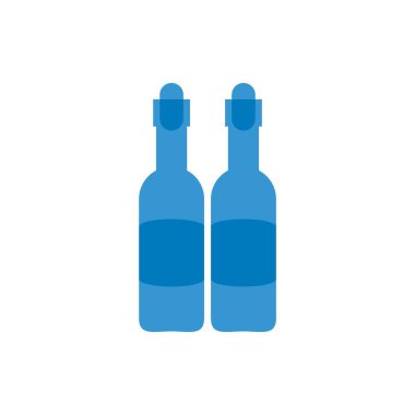şarap şişesi vektör simgesi
