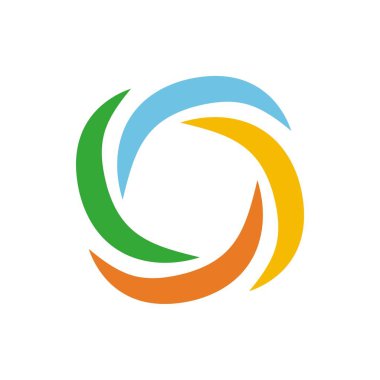 Renkli illüstrasyon parlak vektör 