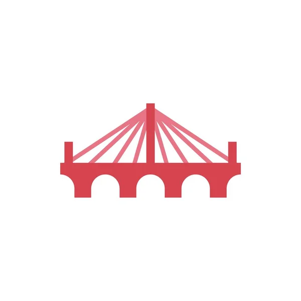 Architecture Câble City Bridge — Image vectorielle