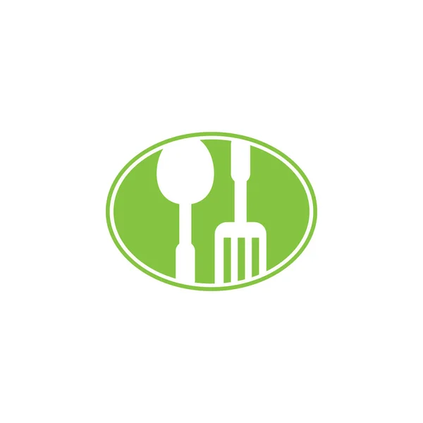 Diseño Moderno Cocina Logo — Vector de stock