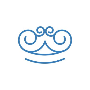 Zarif monogram soyut dekorasyon klasik butik