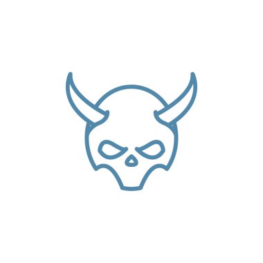 Karanlık kafatası şeytan tehlike korku kafa