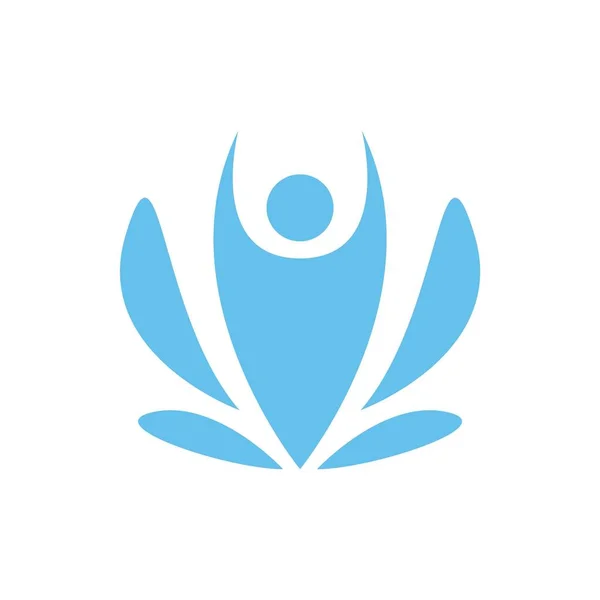 Meditation Yoga Posera Skönhet Kroppen Balans Energi — Stock vektor