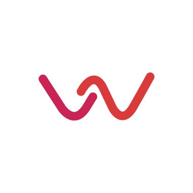 Düzenlenebilir harf W fikir