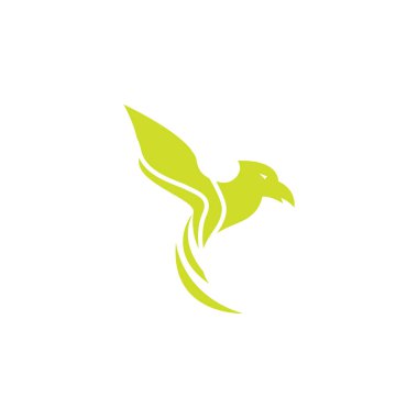 Minimalist kuş logosu hayvan