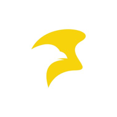 Minimalist kuş logosu hayvan