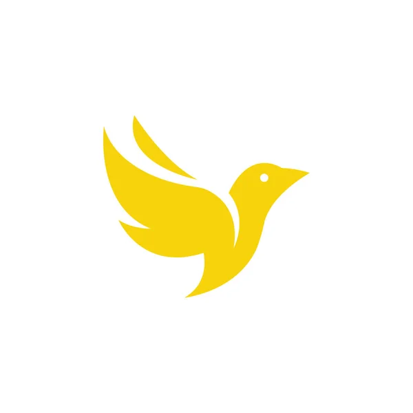 Oiseau Minimaliste Logo Animal — Image vectorielle