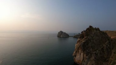 Burkhan pelerin havadan görünümü, Baykal Gölü