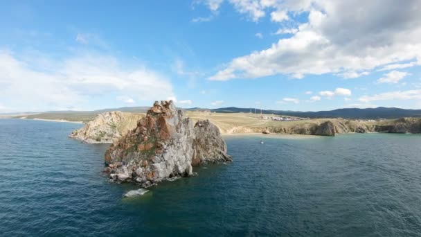 Símbolo do lago Baikal, capa Burkhan — Vídeo de Stock