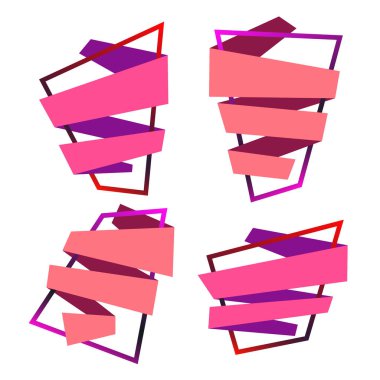 Satılık Şablon afiş kümesi.