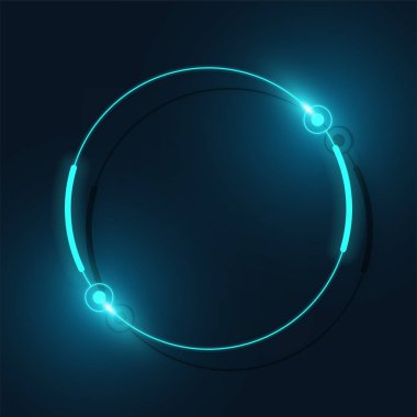 Banner vektör tasarımı yuvarlak