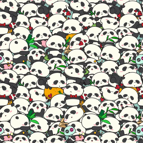 Şirin bebek panda deseni.