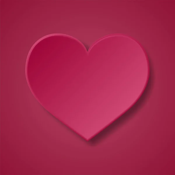 Rosa Herz Hintergrund Valentinstag Hintergrunddesign — Stockvektor