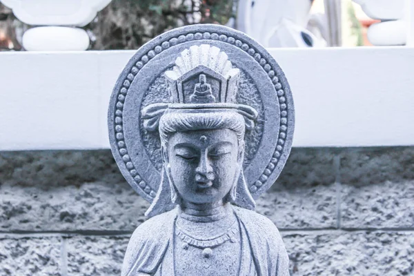 Одна Статуй Будды Бога Буддийском Храме Нан Тянь Сидней Австралия — стоковое фото