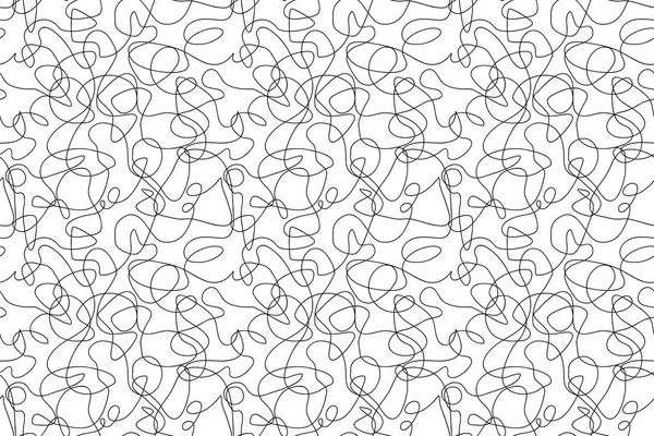 Bleistiftkritzeleien drucken. nahtlos chaotische Skizze aus Buntstift. Vektorillustration — Stockvektor