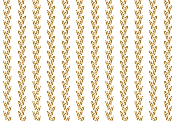 Pattern grain, rye, millet, seamless, Bread and flour background pattern. Vector graphic illustration — Stock Vector