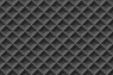 4 eğimli siyah trapezyum kabartmalı elmas şekli oluşturarak tüm ekranı tamamen dolduruyor. Web sitesi tasarımı ve iş sunumu slaytları için koyu bir arkaplan