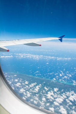 Uçak penceresinden görüntüle