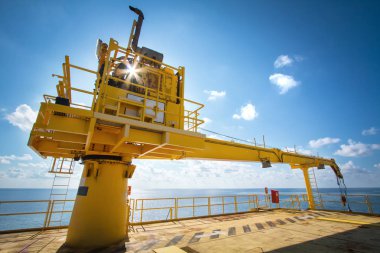 Crane, Kaide vinç vinç, üretim platformu, enerji ve petrol sektörüne çelik tel halat