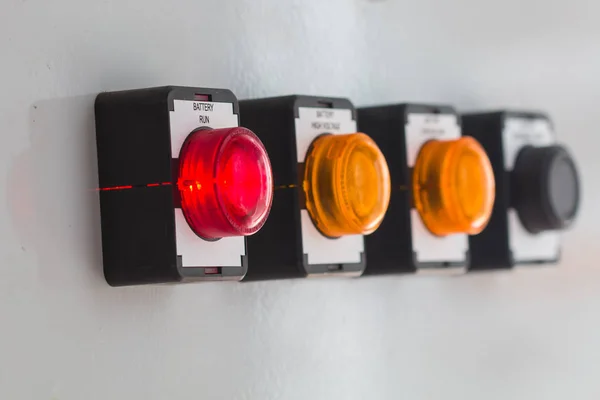 Signal lamp indicator for control system