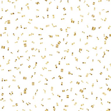 Parlak düşen ile seamless modeli konfeti katlayın. Vektör