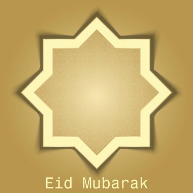 Arka plan için Müslüman tatil tebrik Eid mubarak. Vektör.