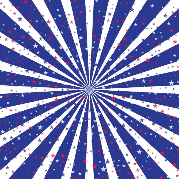 Abstract background for Independence Day of USA. Vector — Stock Vector