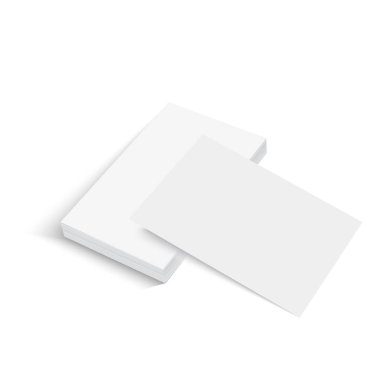 Kartvizit şablon boş. Vektör çizim