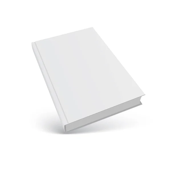Kapalı kitap, kapak. Mockup kapak tasarımı için. Yüksek detay. Beyaz arka plan üzerinde izole