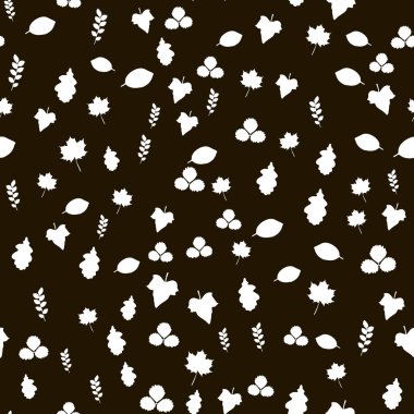 Tropik ağaç ile Seamless modeli bırakır. Vektör