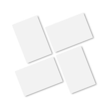 Kartvizit şablon boş. Vektör çizim